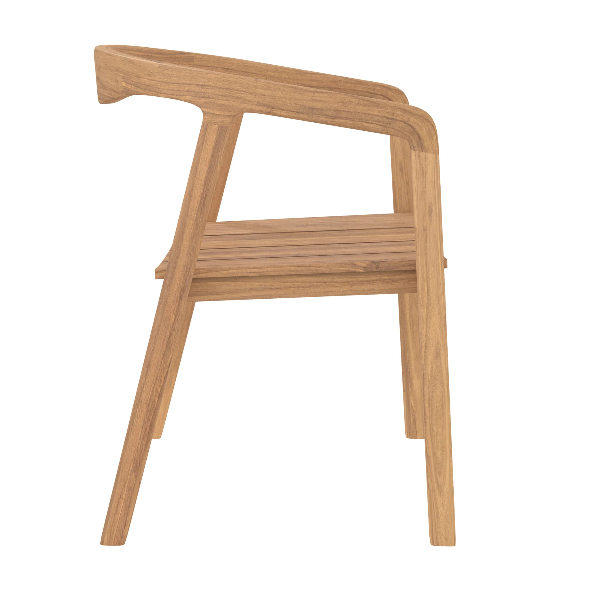 Table et chaises de jardin 8 personnes en teck massif - Kora