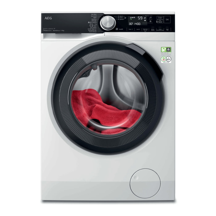AEG Lavadora de libre instalación Serie 8000 PowerCare Autodose de 11.0 kg LFR8504L6Q