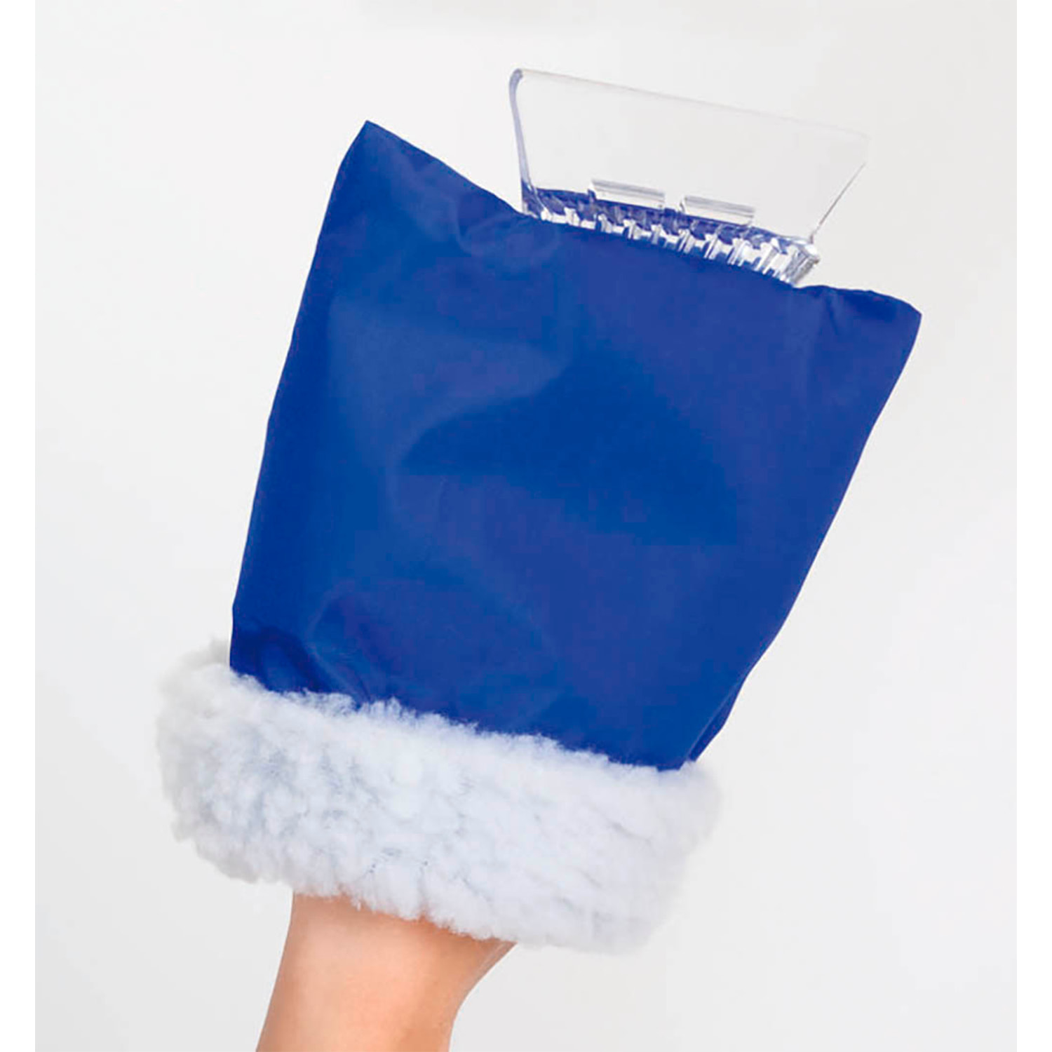 Rascador de hielo Dasha con manopla de protección en resistente poliéster 210T.