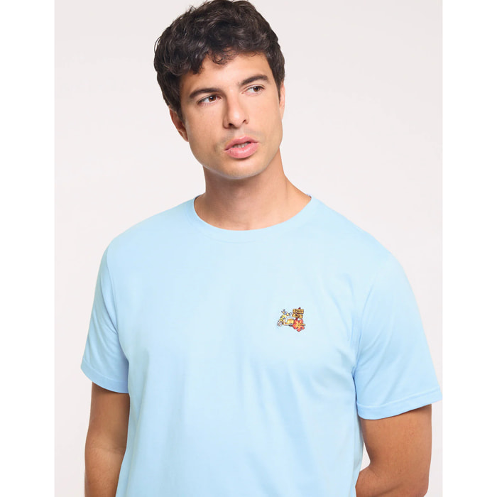 Camiseta Manga Corta Azul - Lalit