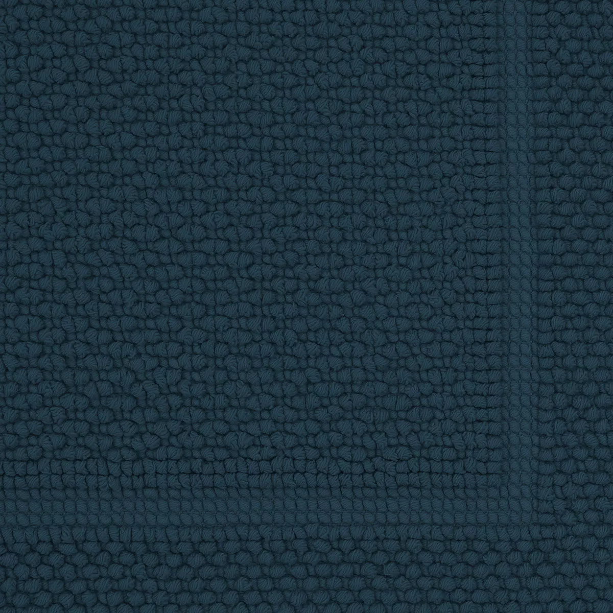 Tapis de bain pur coton 1700 g/m² uni bleu Antica petrole