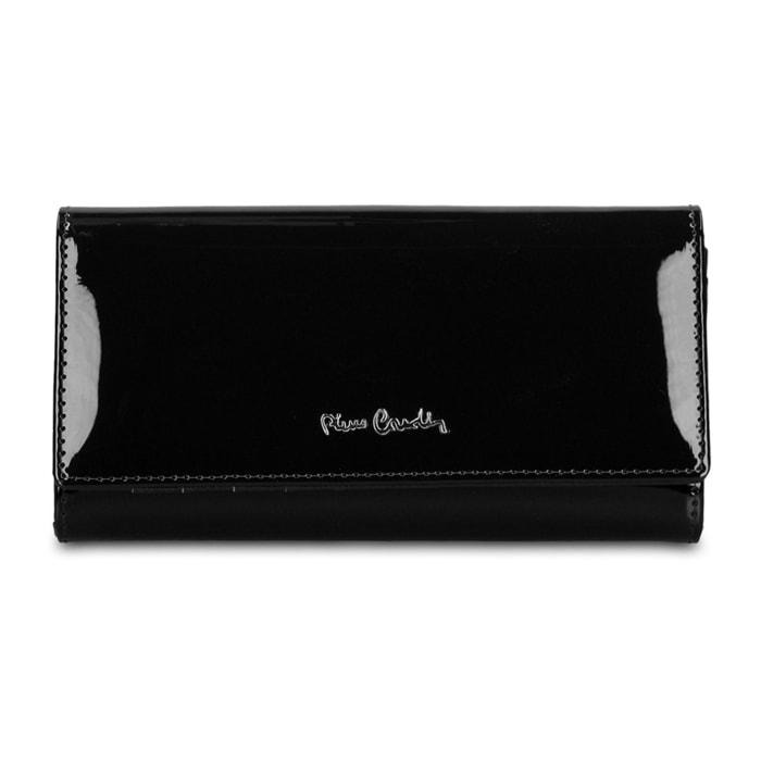 Portafoglio donna in vera pelle - Modello Solara Pro - Casual - 18.5 x 10.0 x 3.5 cm