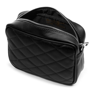 Serafina Riñonera de moda Unisex.Piel auténtica Sauvage Acolchado