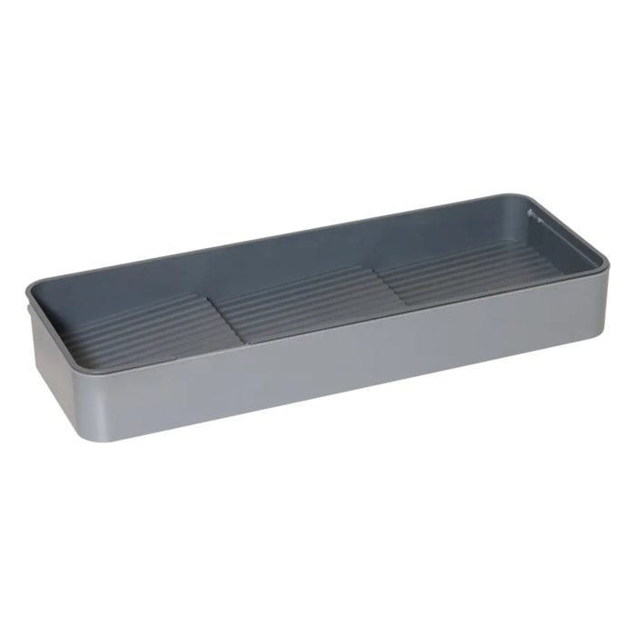 Rangement à épices extensible pour tiroir Neo gris