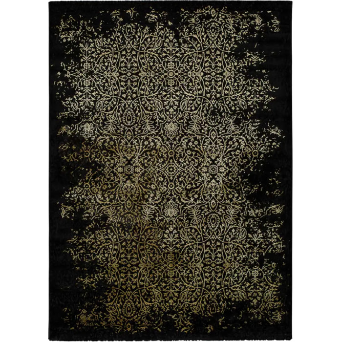 Alfombra vintage Gold Negro, varias medidas disponibles