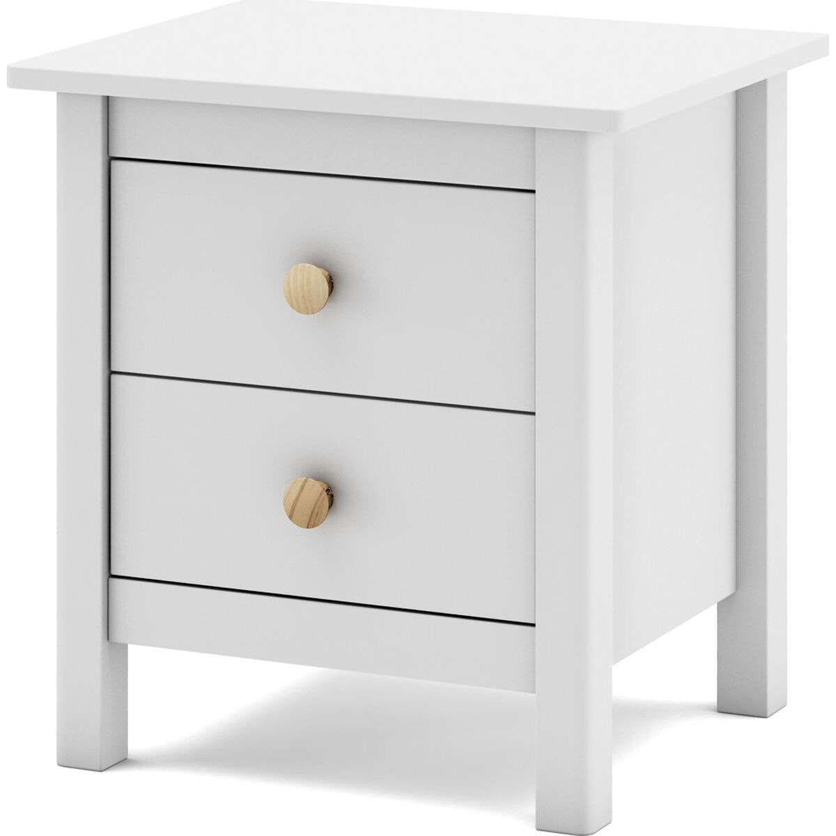 Table de chevet enfant 2 tiroirs en bois - MELVIN