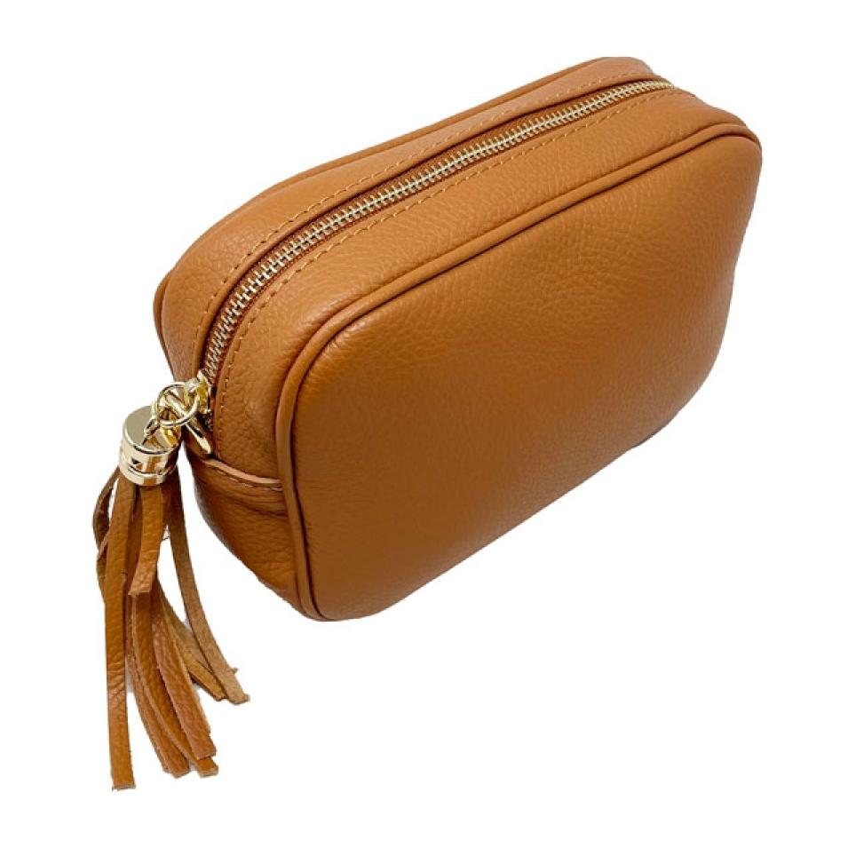 Chicca Borse Tracollina Clutch Cuoio