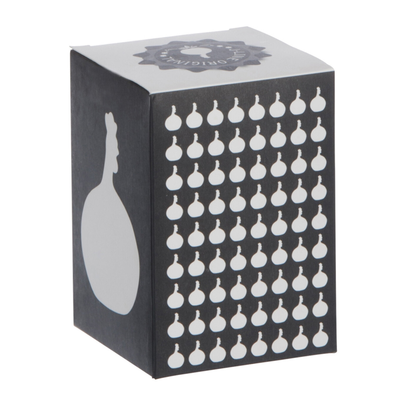 J-Line figurine Poule Texte Ardoise - céramique - blanc/noir - small - 4 pièces