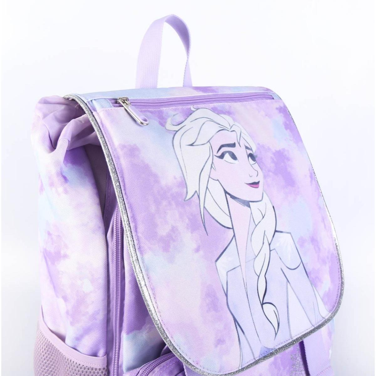 Zaino Scuola estensibile Elsa Frozen 2 Lei Disney Lilla