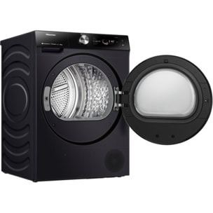 Sèche linge pompe à chaleur HISENSE DH7S107BB 10kg - Grande capacité XXL & Ultra-silencieux & Connecté