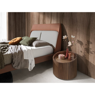 Mesita de noche redonda 53x53x44cm