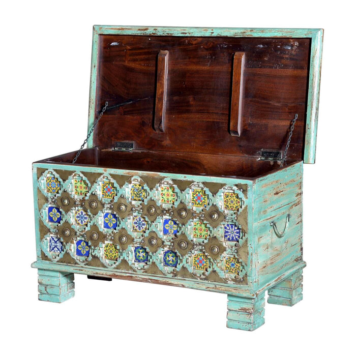 Baúl - madera de mango - 80x40x45cm