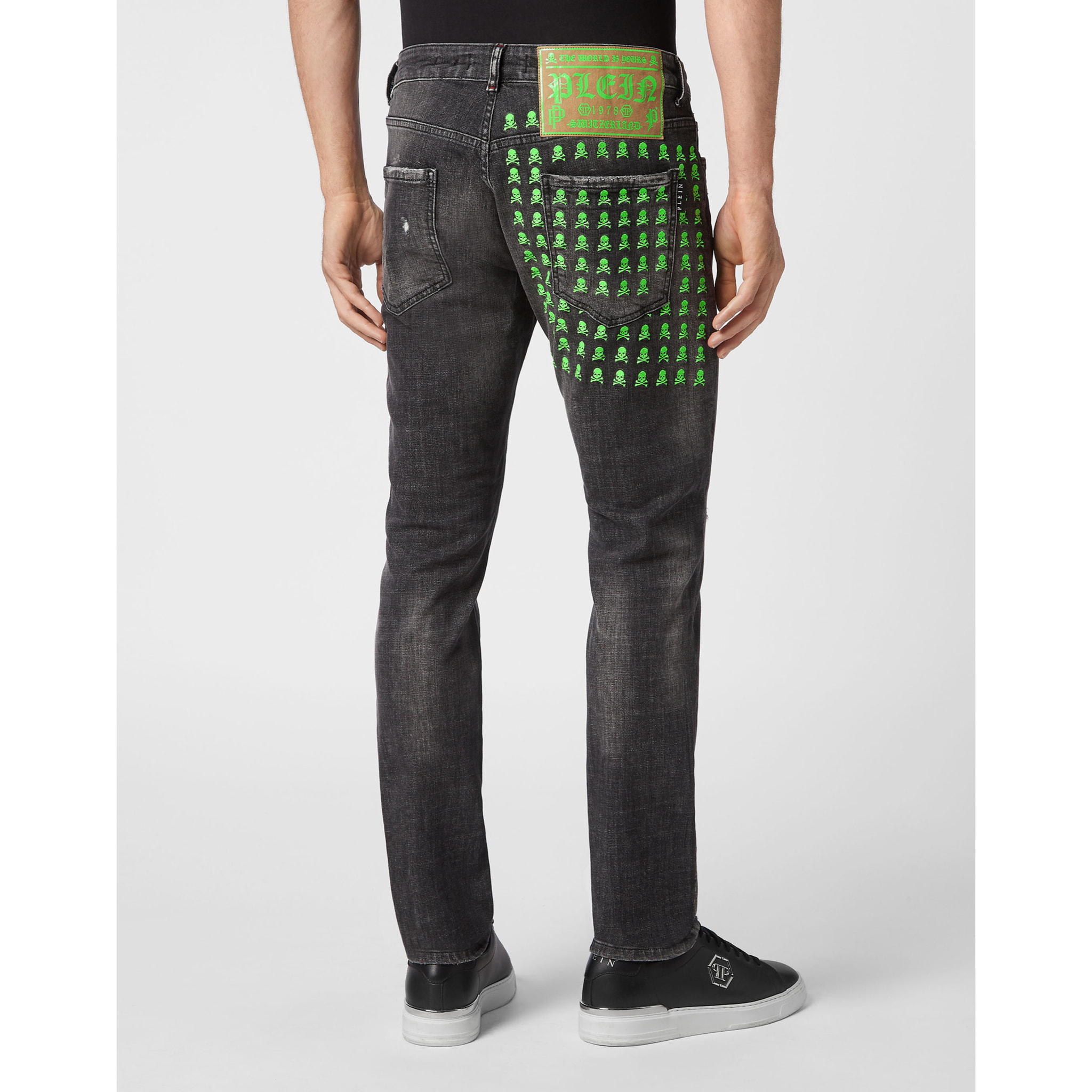PHILIPP PLEIN Jeans Straight Cut SKULL&BONES