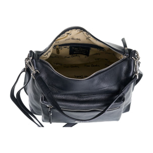 Borsa a spalla da donna Made in Italy - Modello Seraphina - 100% pelle - 35.0 x 23.0 x 20.0 cm