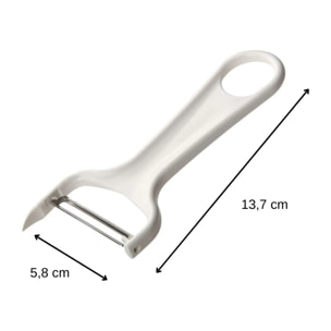 Lot de 2 rasoirs à légumes, éplucheurs à légumes 14 cm Fackelmann