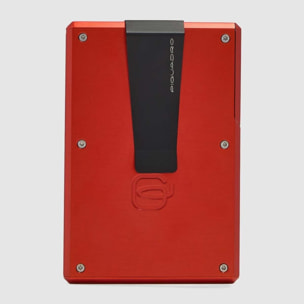 Piquadro Portacarte di credito MagSafe® in alluminio pelle