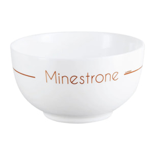 4 ciotole bianche 75cL SoupSet - Luminarc