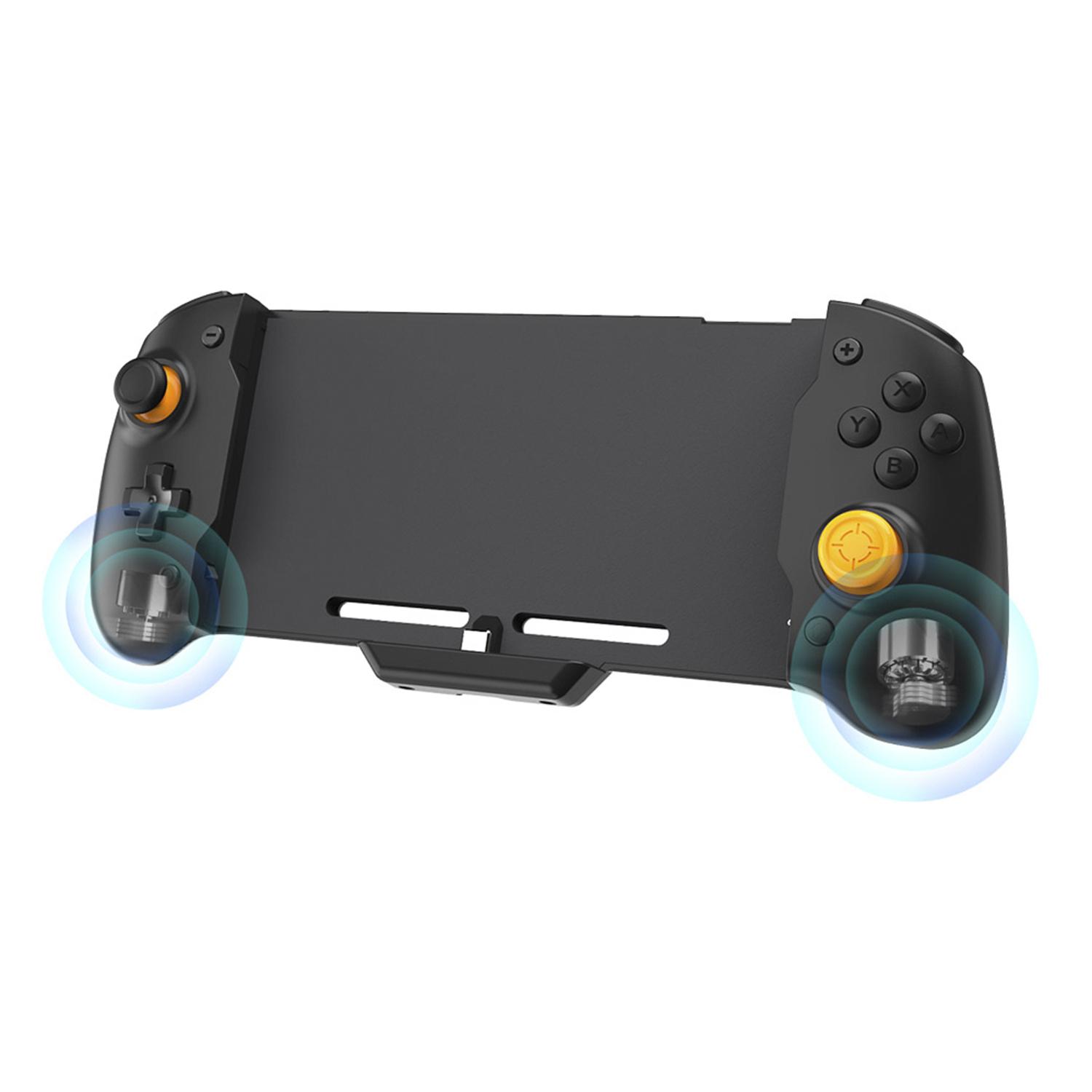 Impugnatura controller compatibile con Nintendo Switch TNS-19252C. Motori a vibrazione, sensori giroscopici, elevata ergonomia. Include custodia semirigida.