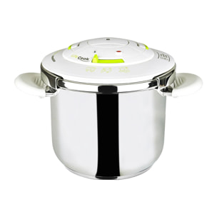 Olla a presion 22 cm 6,5 l lifecook acero inoxidable