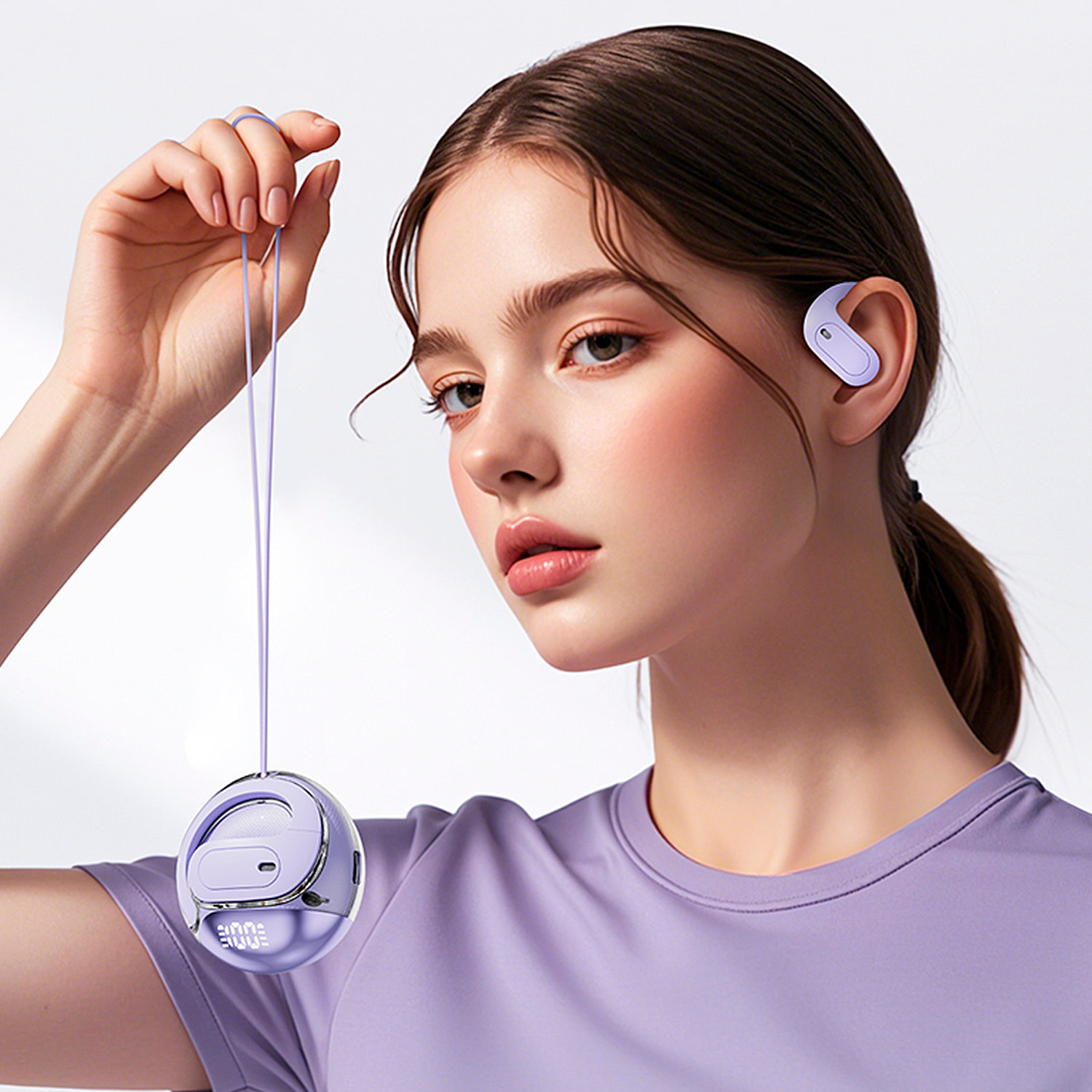 M112 Auriculares Bluetooth 5.4. Sonido panorámico ACS con traductor AI.