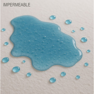 Protege Matelas 100% Polyester 75gsm Quilte Waterp Blanc