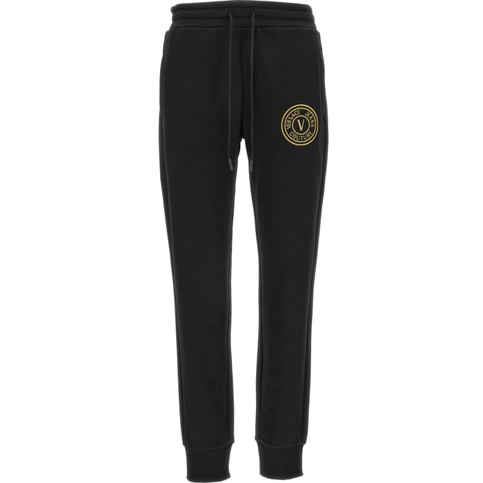 Versace Jeans Couture Pantalones de pista de impresión de emblema V de Versace Jeans Couture