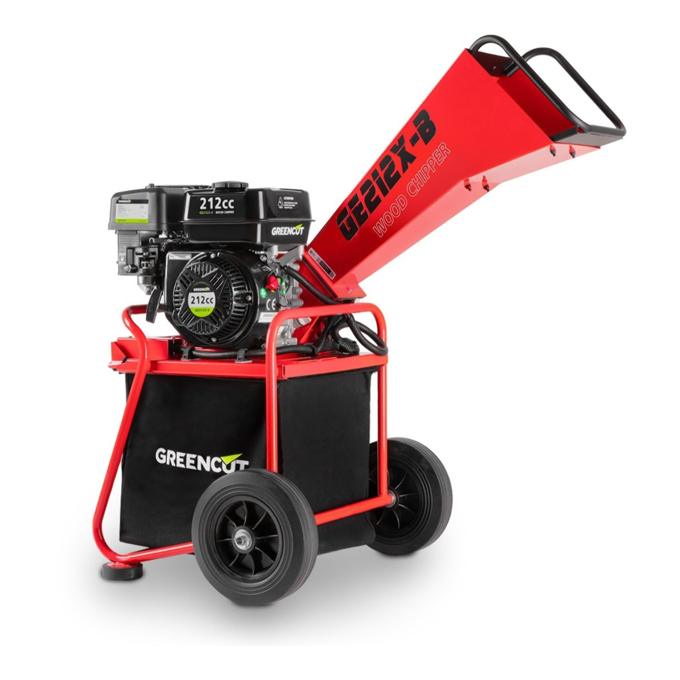 Biotrituradora con motor gasolina - Greencut GE212X-B