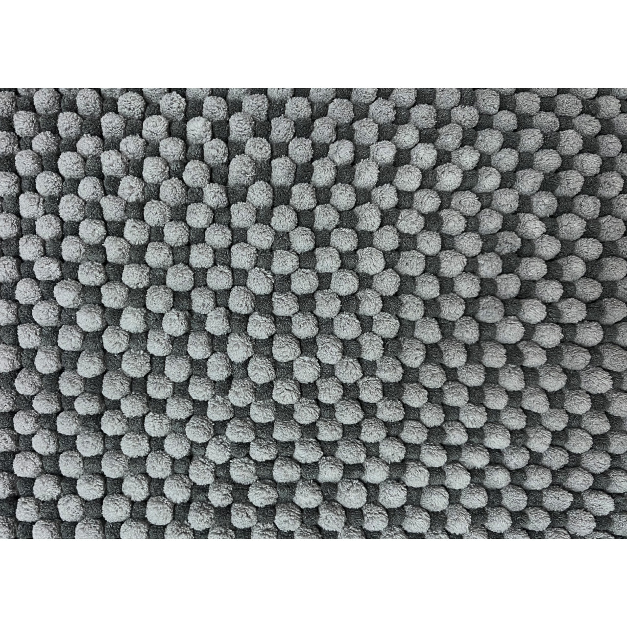 Tappeto Bagno Doccia Antiscivolo Super Assorbente Modello Dots Nero