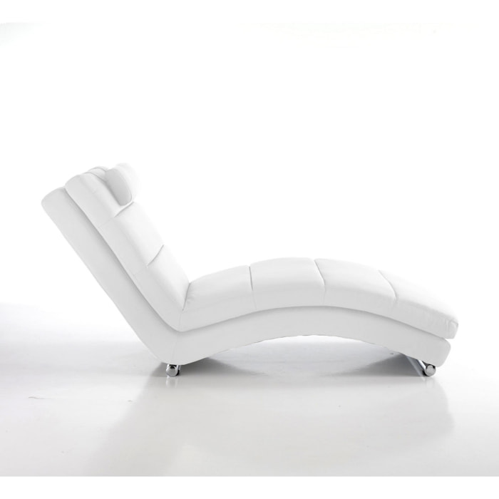 Oresteluchetta chaise longue COLORADO WHITE Bianco