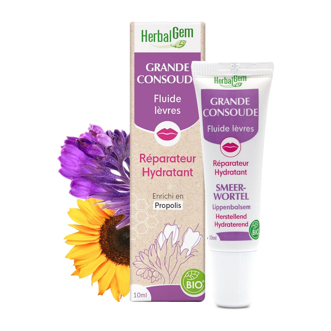 Herbalgem- Grande consoude Fluide Lèvres - Bio - 10 ml