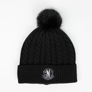 Set gorro y guantes infantil unisex "Wednesday"