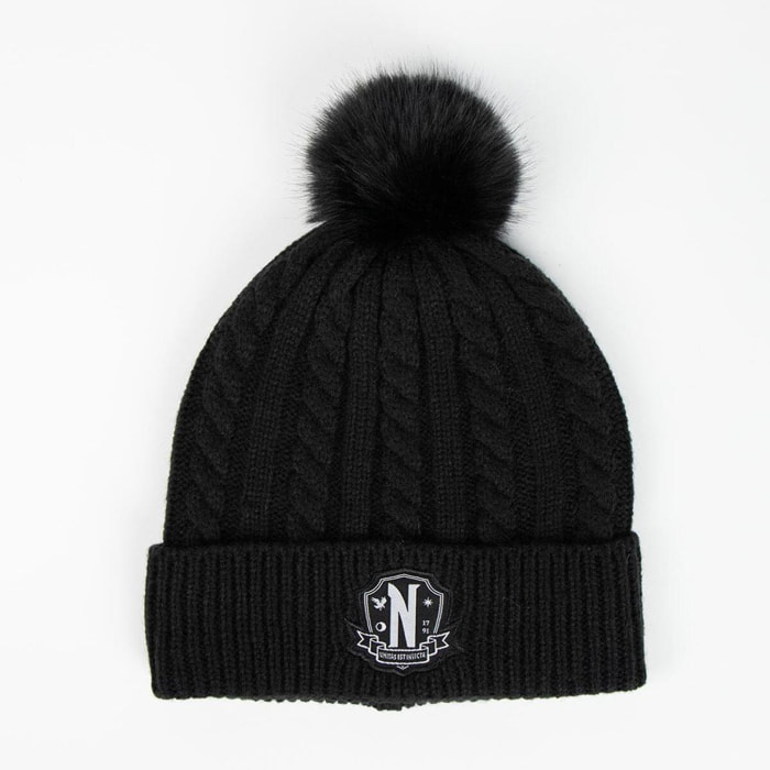 Set gorro y guantes infantil unisex "Wednesday"