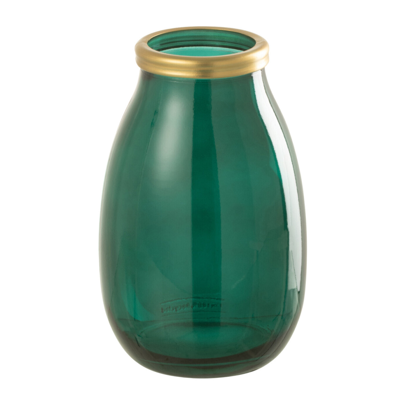 J-Line vase Bord - verre - vert - small - 28 cm de hauteur