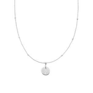 Collana con medaglione mini in Argento