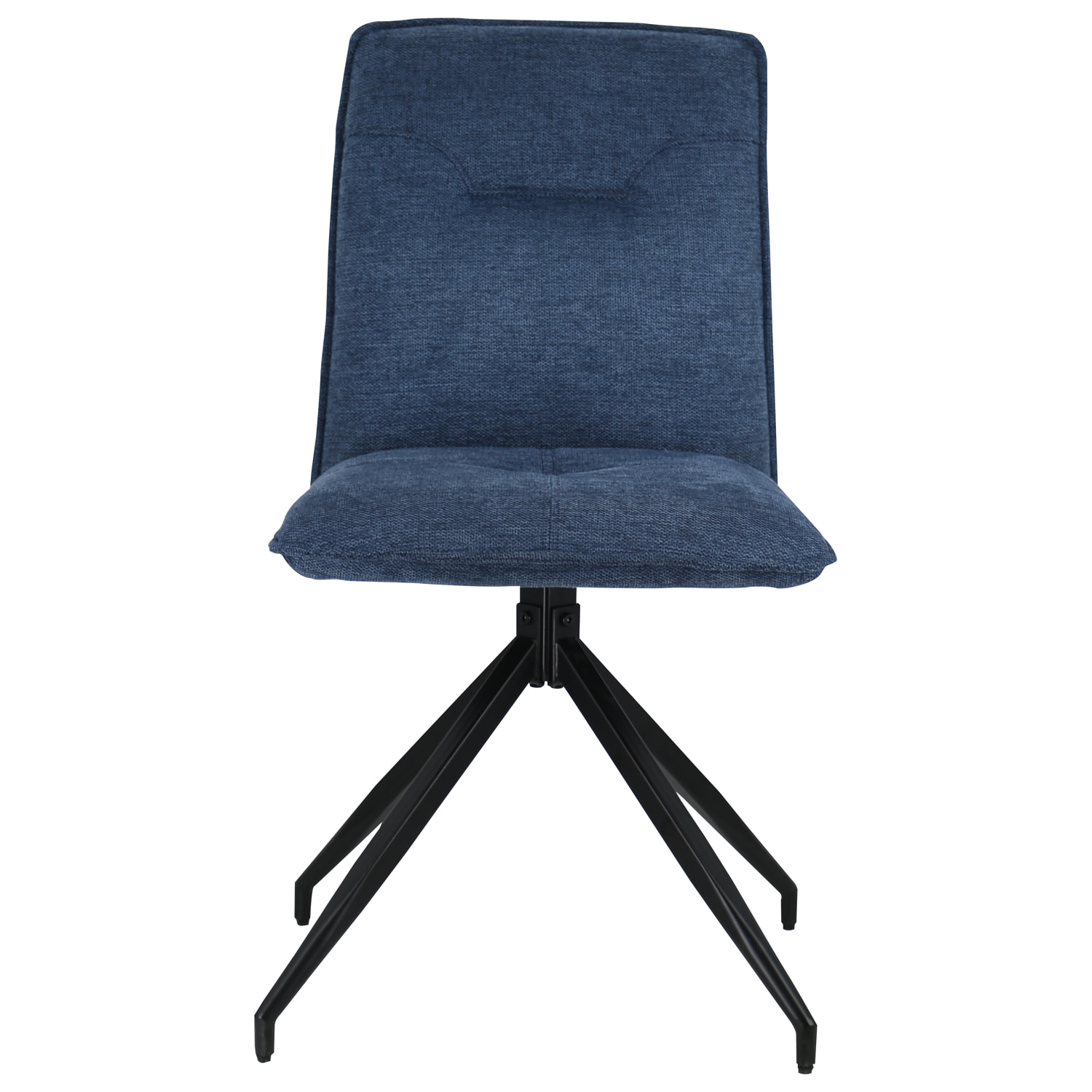 Lot de 2 chaises en tissu bleu AREN
