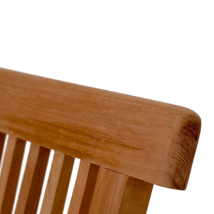 NARRA Table de jardin ovale 8 chaises et 2 fauteuils en teck huilé