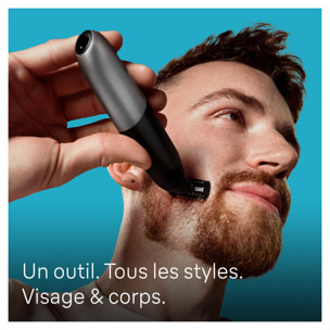 Braun - Tondeuse À Barbe Series X XT5100 - Avec Rasoir Pour Le Corps Et Le Visage