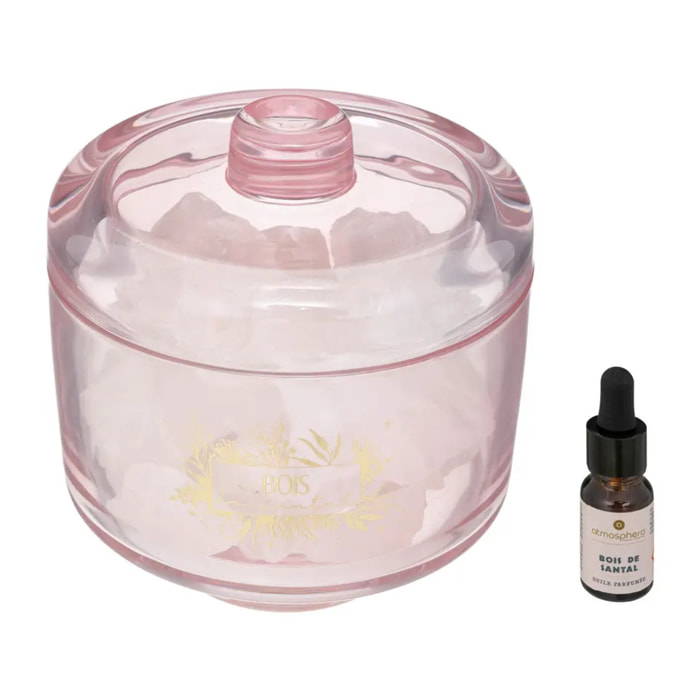 Pierres de cristal "Night" bois de santal 10ml