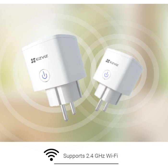 Prise connectée EZVIZ T30-10A - Wifi 2.4Ghz