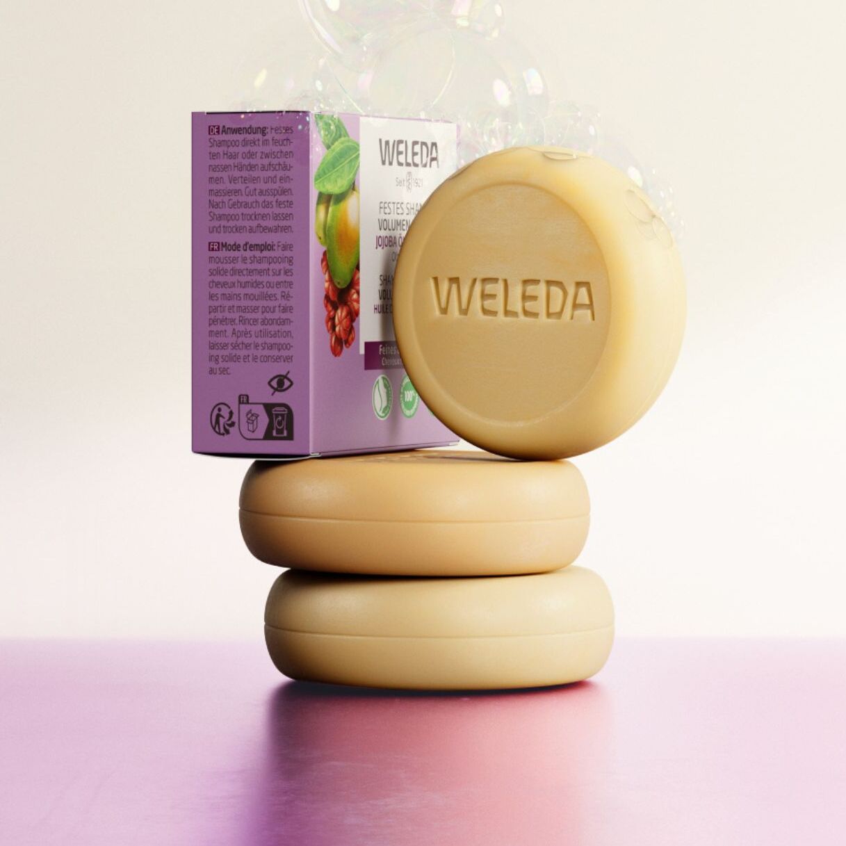 WELEDA - Shampooing solide Volume et Brillance - 50g