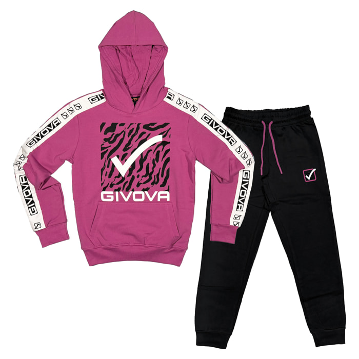 Tuta Ragazza GIVOVA 8 / 16 Anni Cotone Felpato Invernale