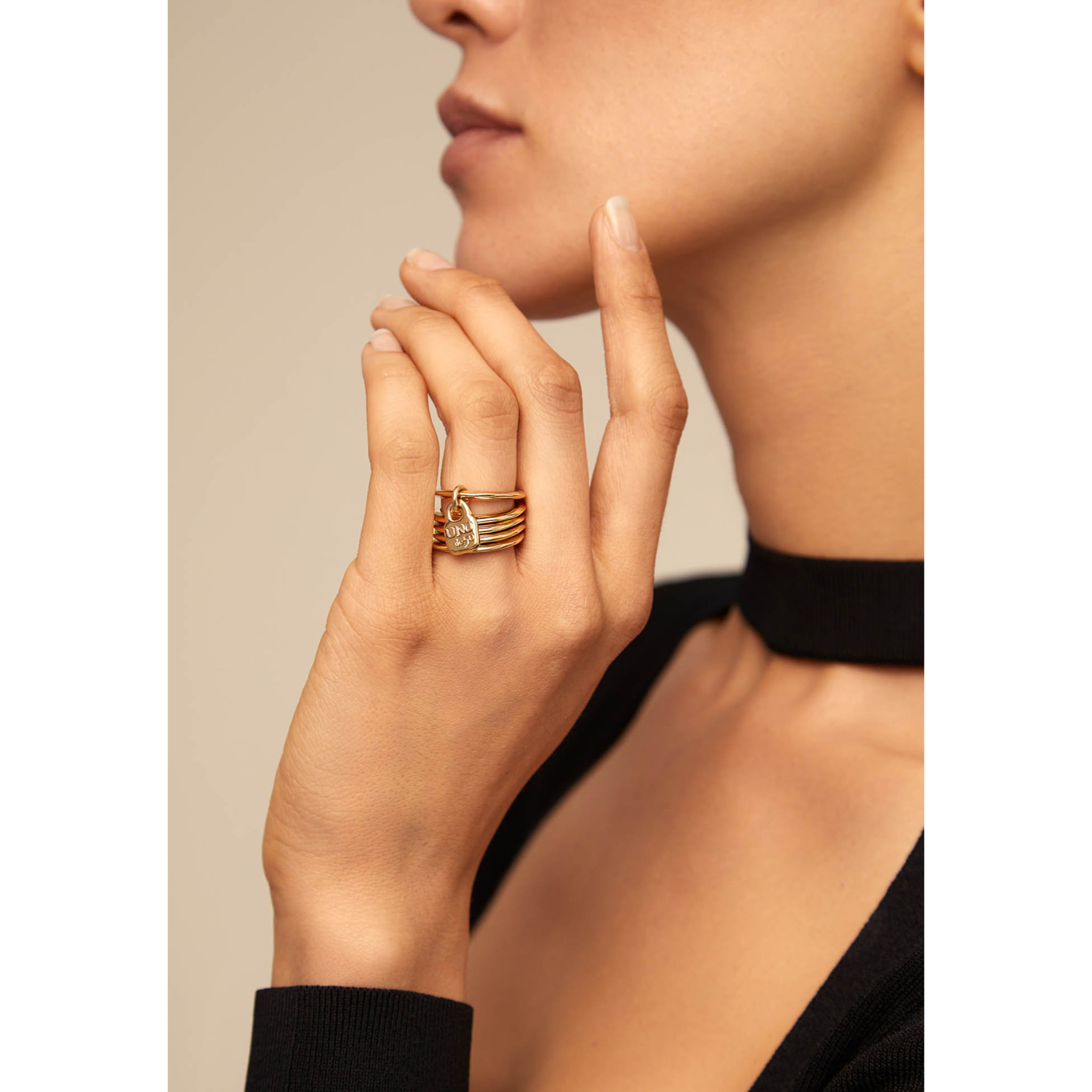 Anillo Prisionero DORADO 12