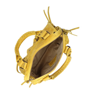 Borsa a spalla da donna - Modello Erisia - Vera pelle - 25.0 x 15.0 x 10.0 cm