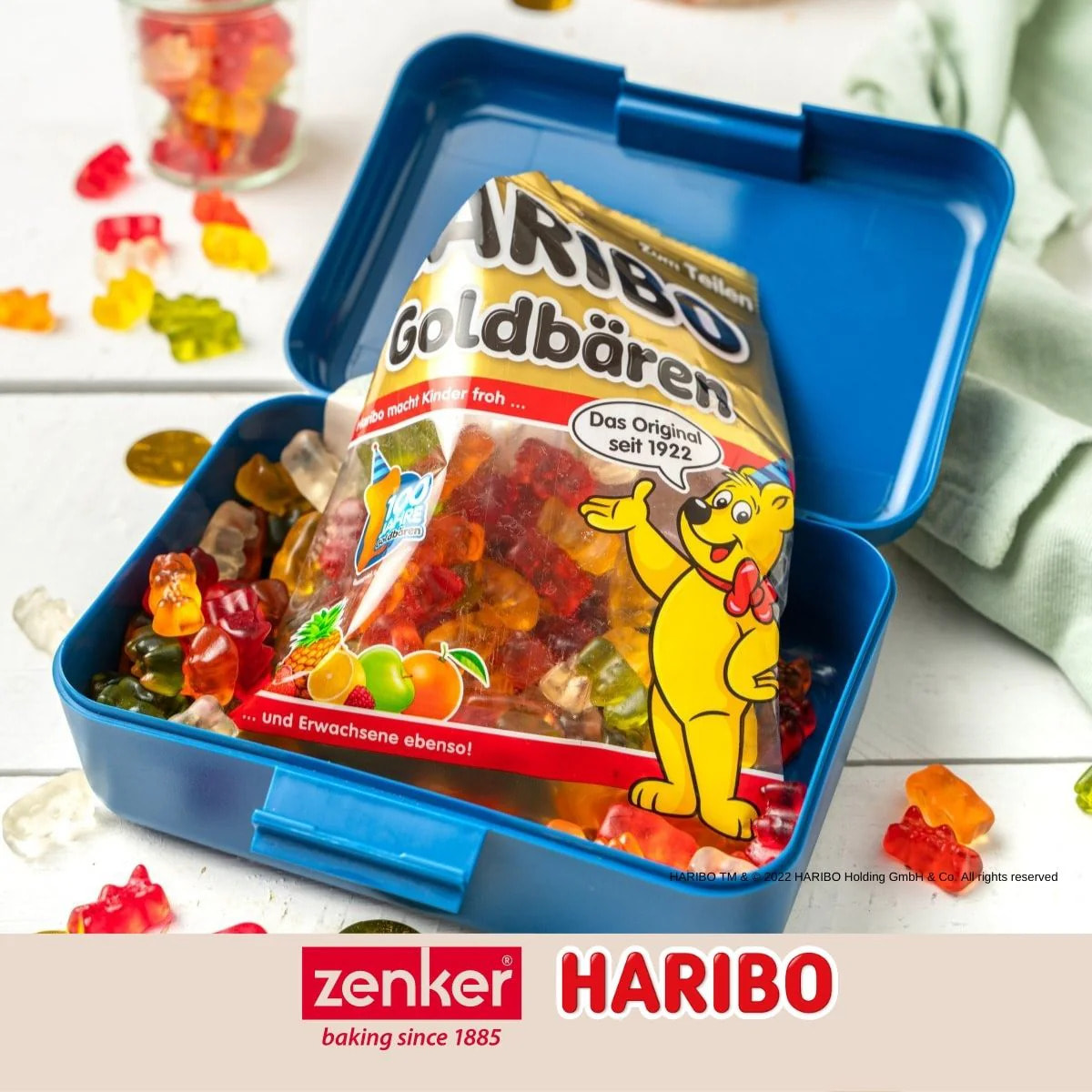 Boîte alimentaire avec couvercle en plastique 16,5 x 11,5 cm Zenker Haribo