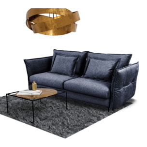 Canapé Tissu Droit Convertible Verduro - 3 Places