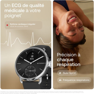 Montre santé WITHINGS Scanwatch 2 - 38mm Noire
