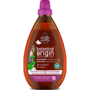 Botanical Origin Suavizante para ropa ecológico Fragancia Jazmín y Lavanda Silvestre 150 lavados (3x50 dosis)