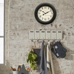 Horloge "Elyssa" à moulures D29cm