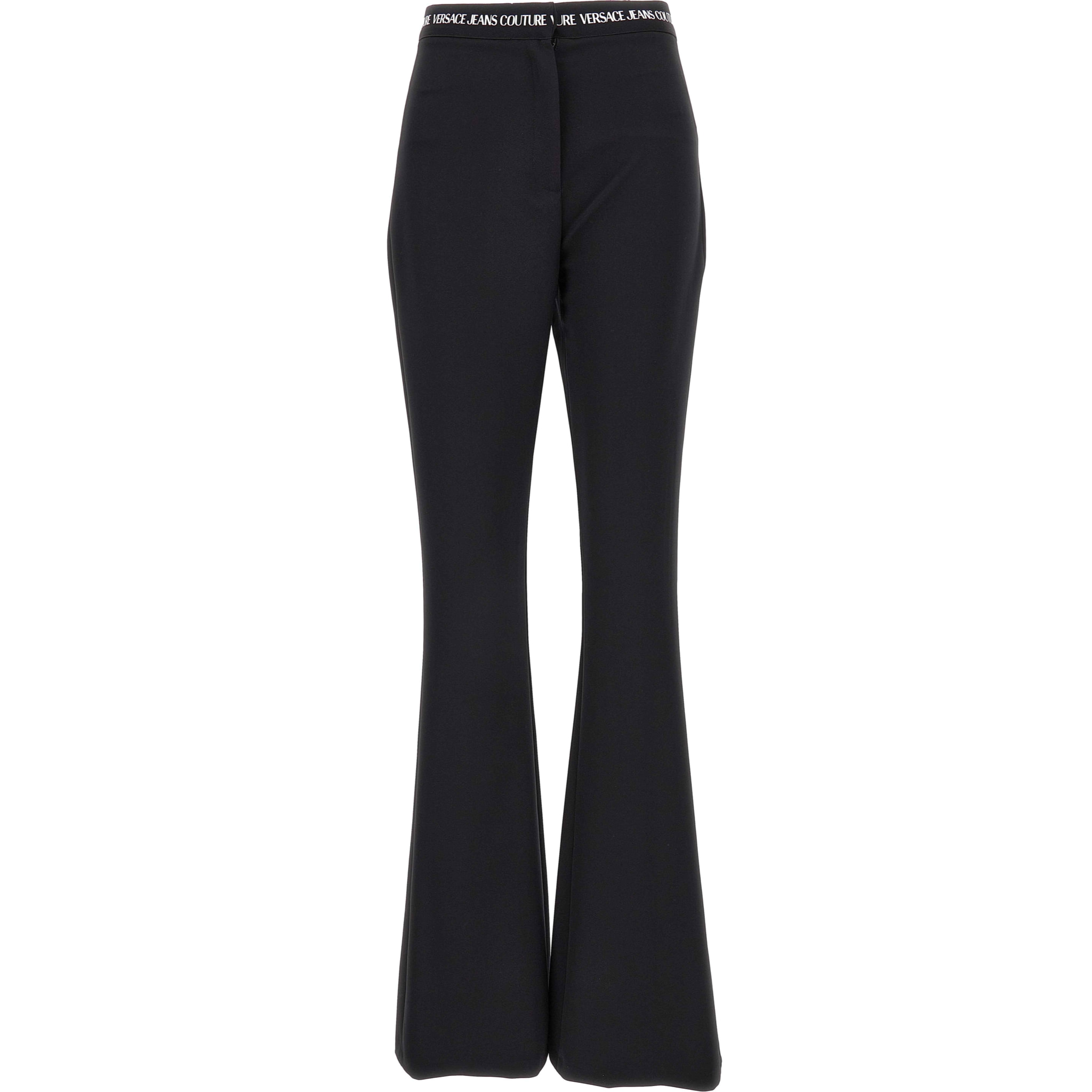 Versace Jeans Couture Pantaloni a vita con logo Versace Jeans Couture a svasatura.