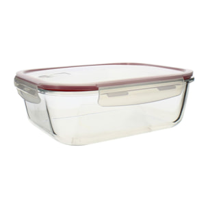 Boîte hermétique rectangulaire 2260ml en verre  CLEMENTINE